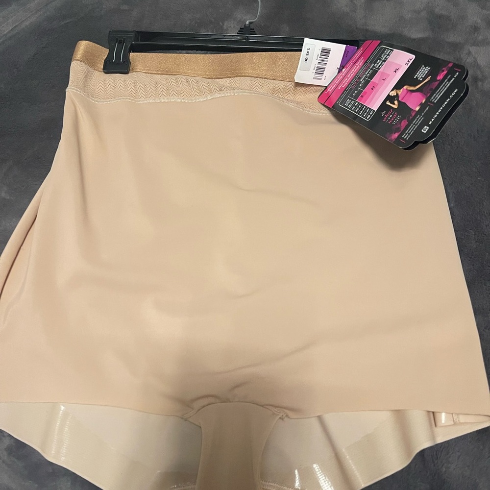 Maidenform High Waist Firm Control Brief in Beige